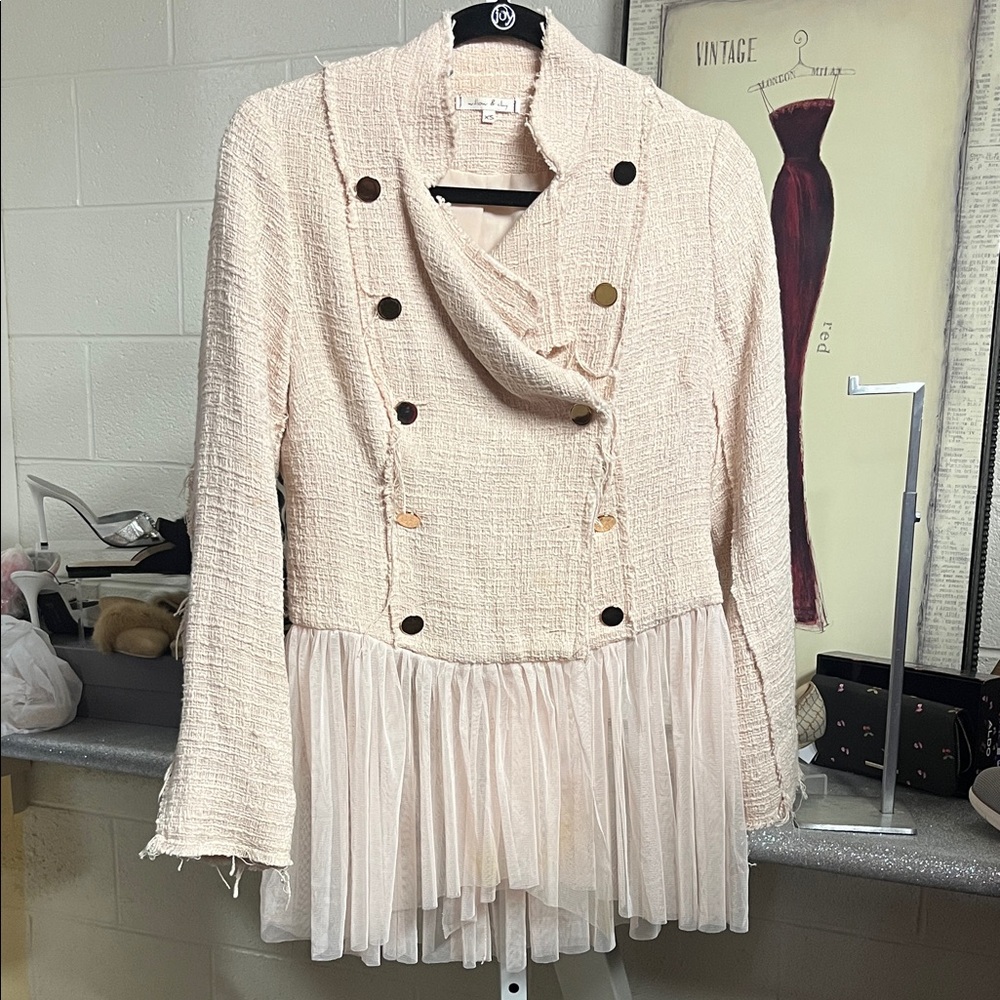 Willow & Clay Textured Pink Jacket